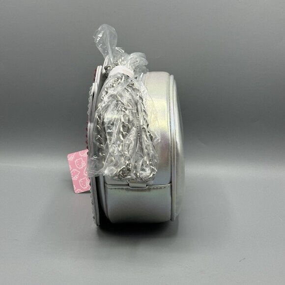 Hello Kitty Rhinestone Face Bling Crossbody Bag Purse NEW - Picture 4 of 8